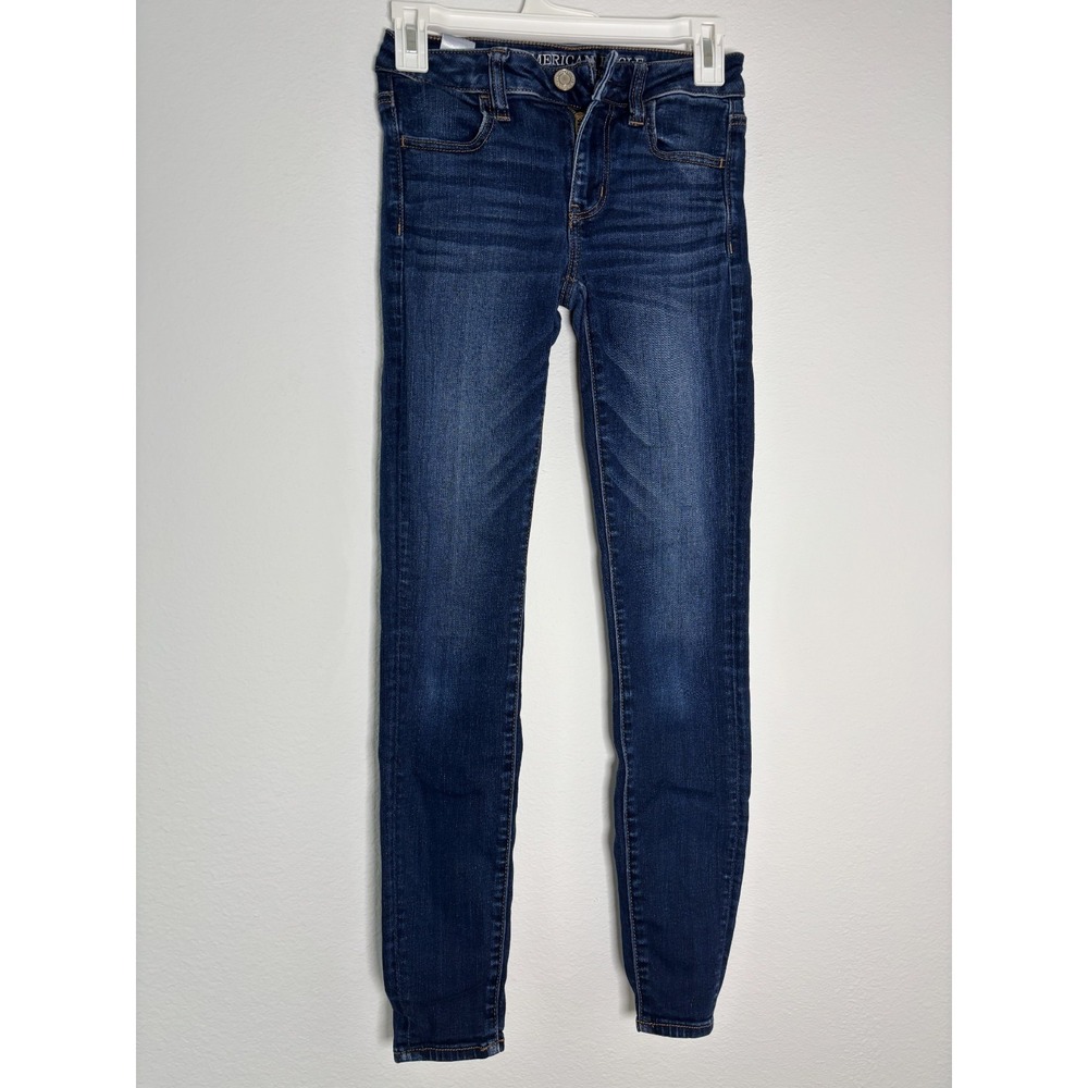 American Eagle Outfitters Jeans Jegging Womens 0 Blue Denim Next Level Stretch